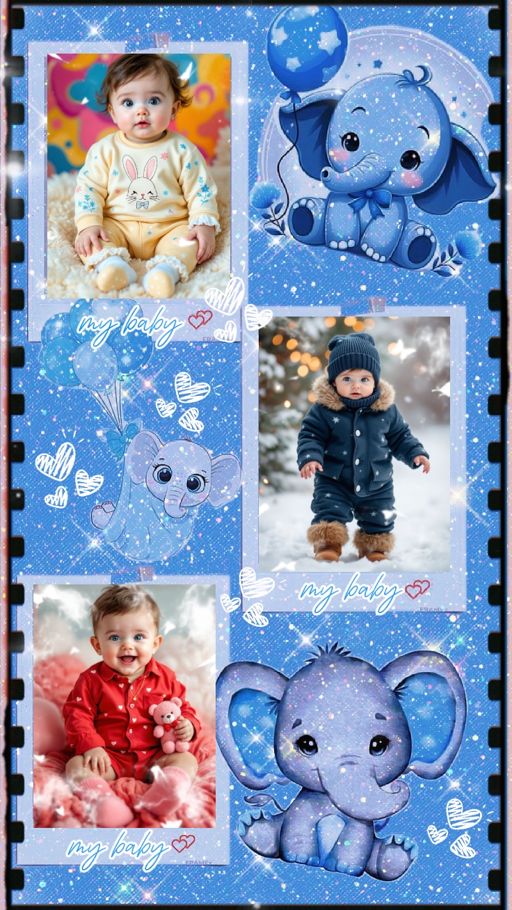 6pict CUTE BABY🩵