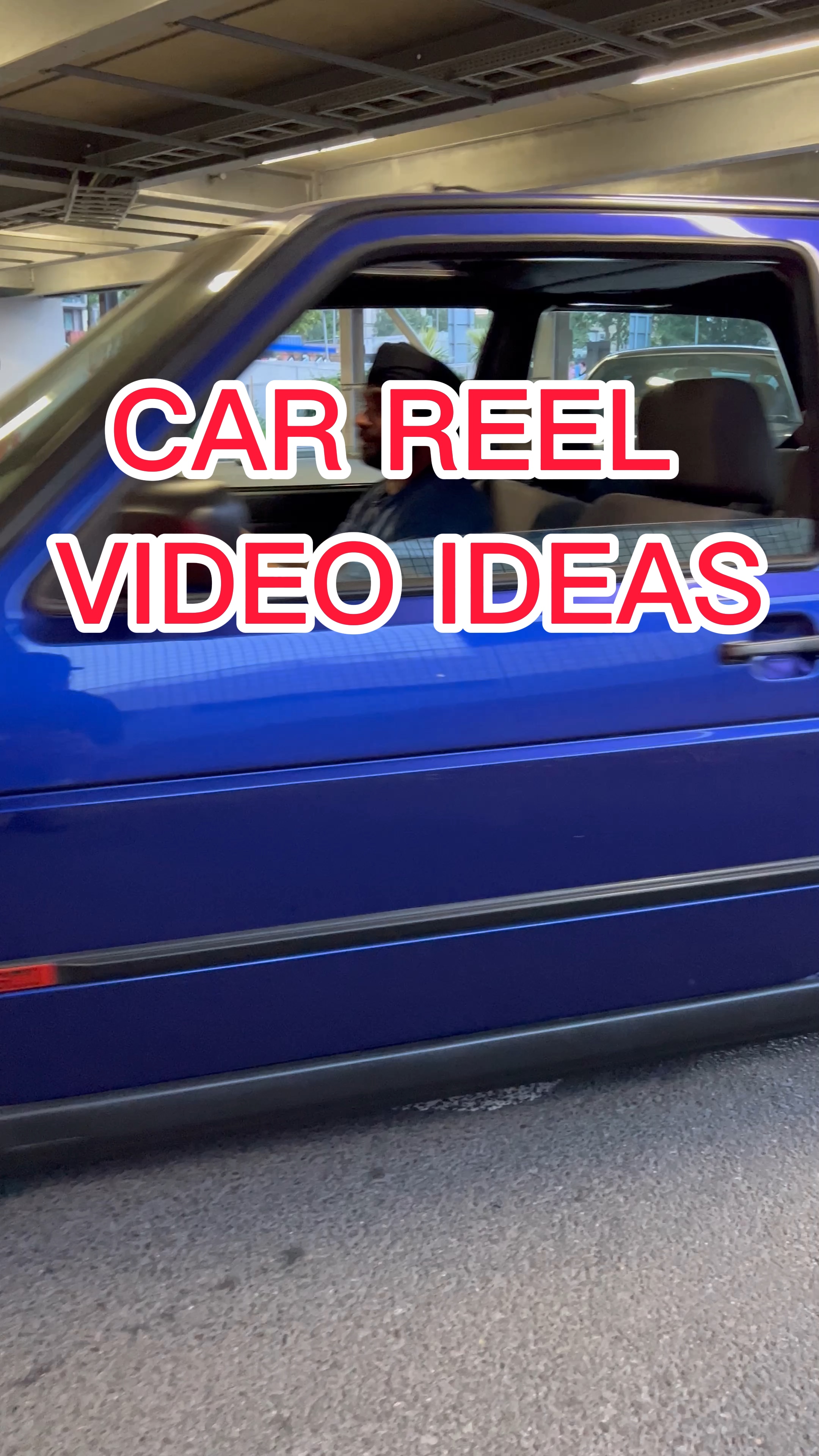 IDEA DE CARRETE DE COCHE 