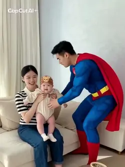 スーパーマンに連れ去られる 