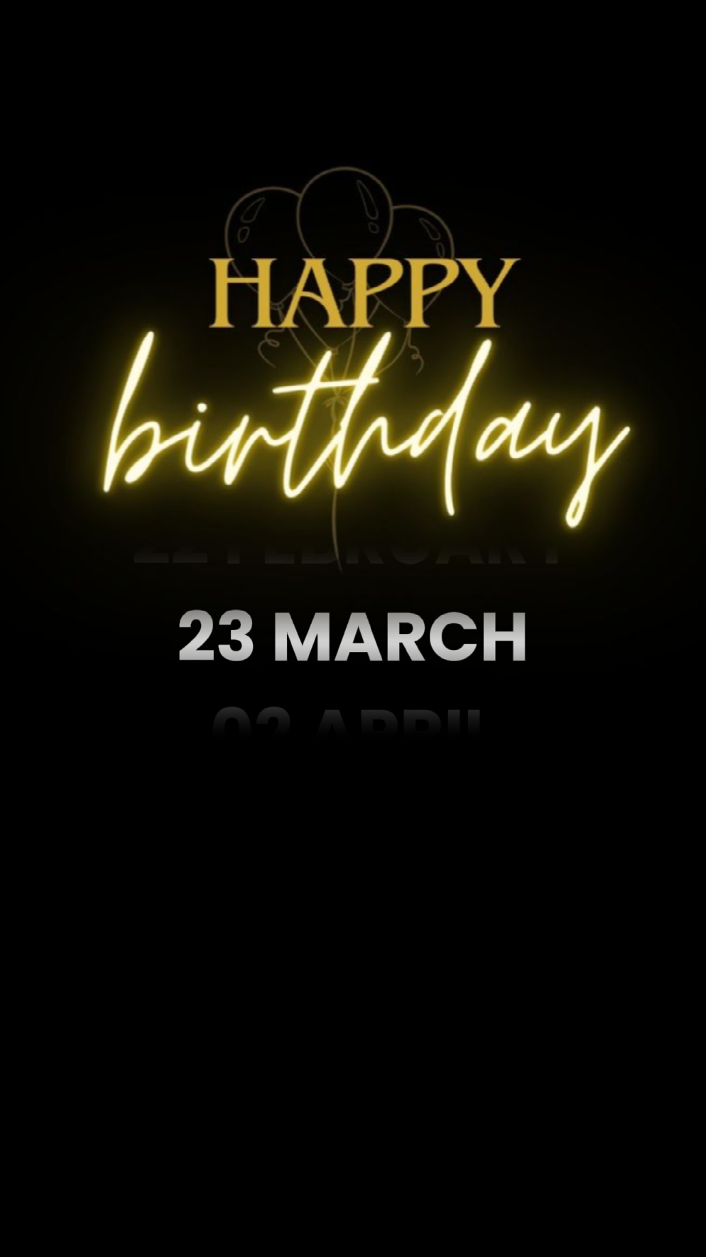 ULANG TAHUN 23 MARET 