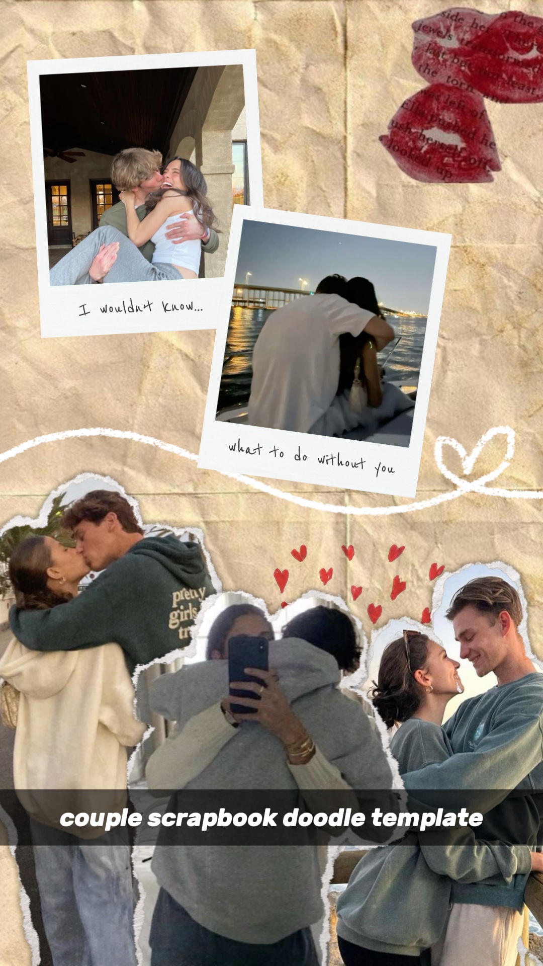 Álbum de recortes de pareja 💋