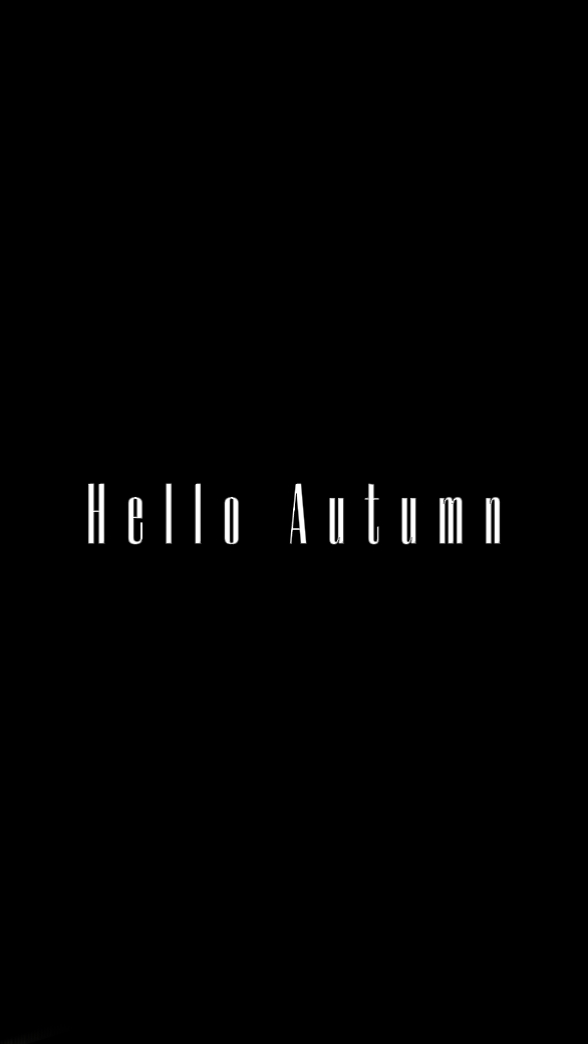 Hallo Herbst