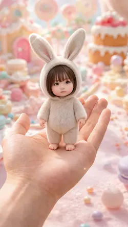 手のひらミニチュア🐰うさぎver