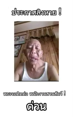 ประกาศหาลิง