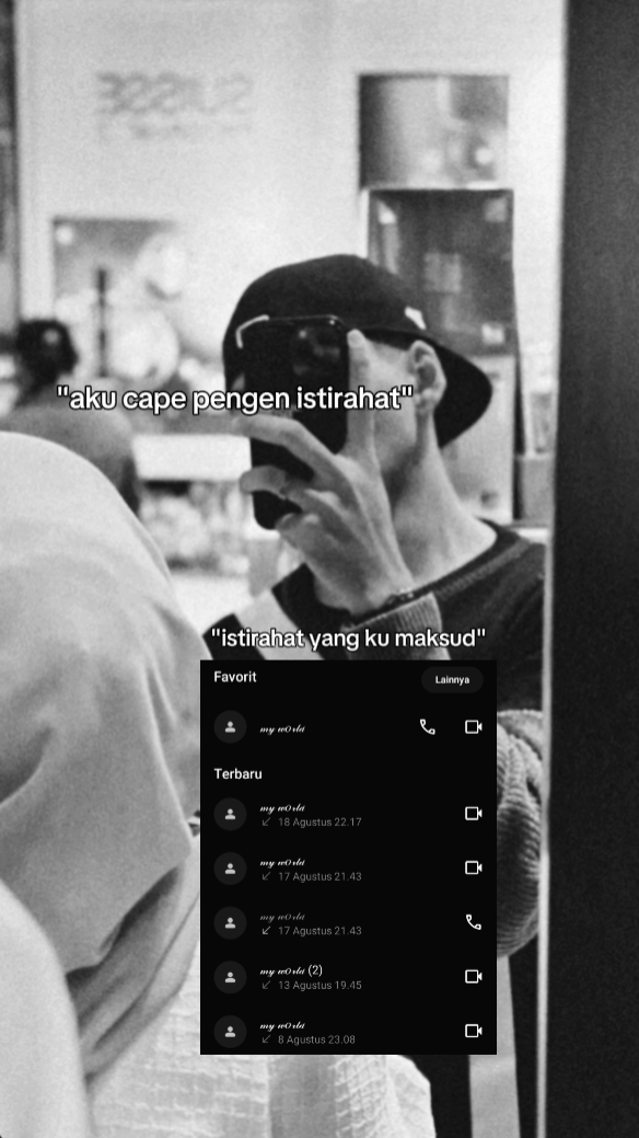 aku pelerin, istirahat 