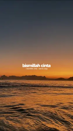 bismillah cinta