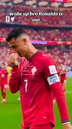 Ronaldo Is out😢