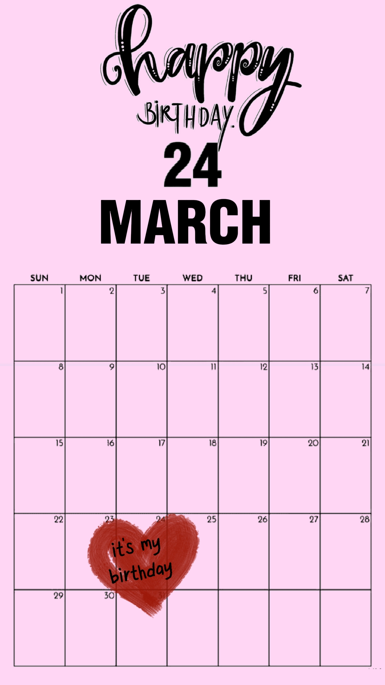 Cumpleaños del 24 de marzo 