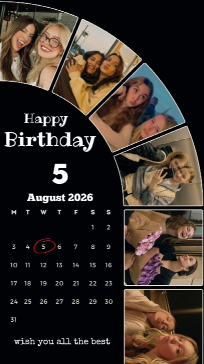 Aniversário 5 de agosto 