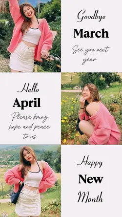 Bye March helloApril