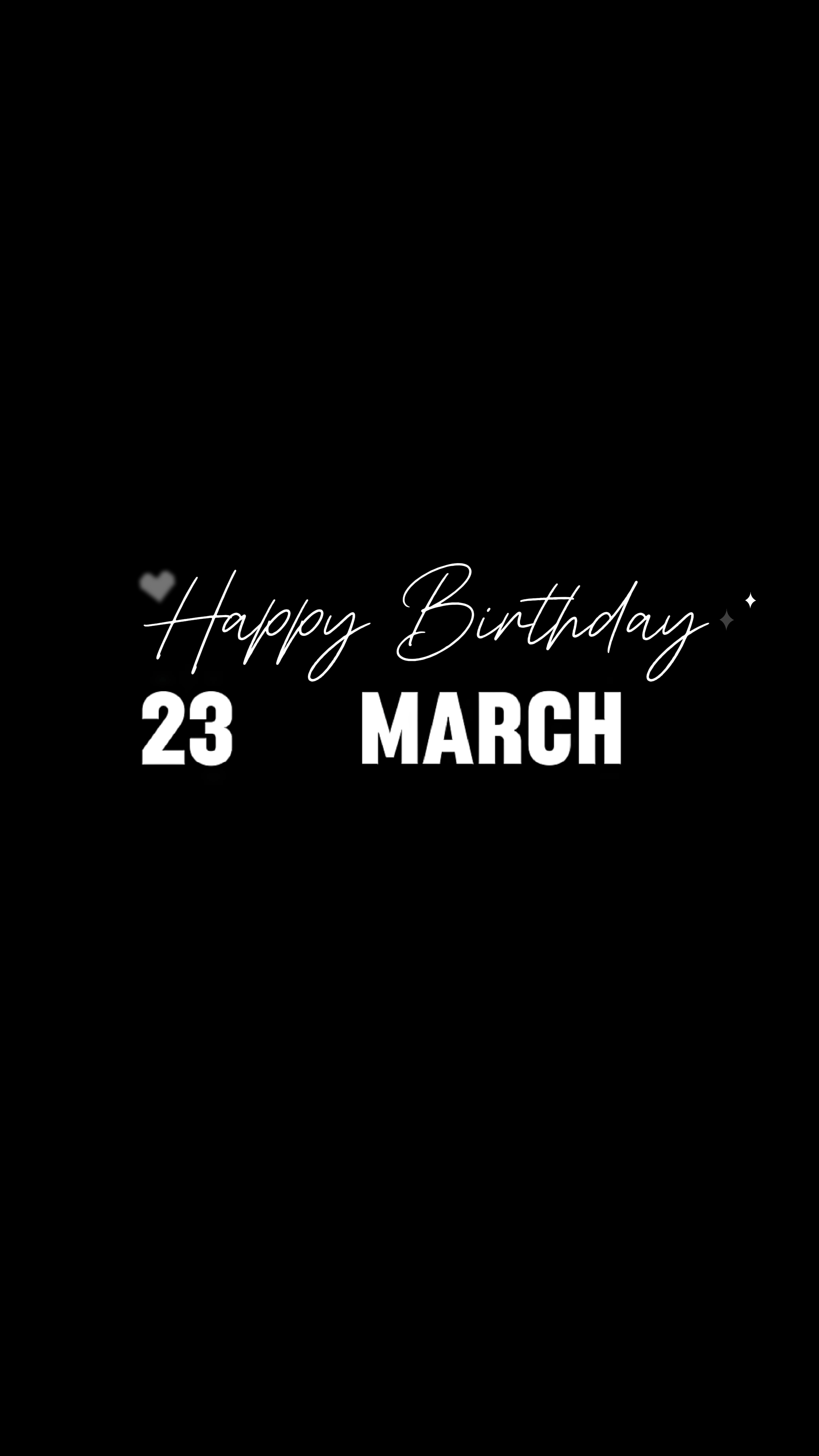 23 ULANG TAHUN MARET