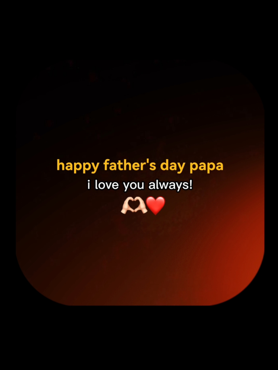 Te amo papá