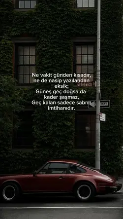 Sabır...