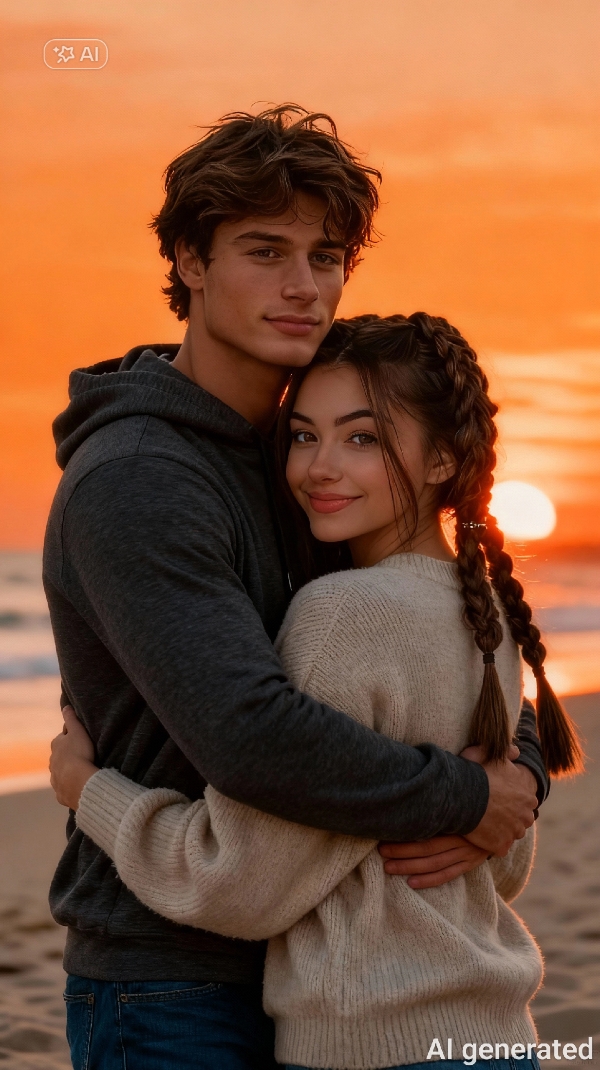 Couple Sunset IA 