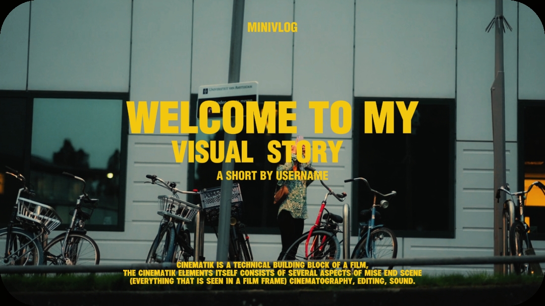 Welcome to visual 