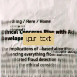 Your Text Newspaper 