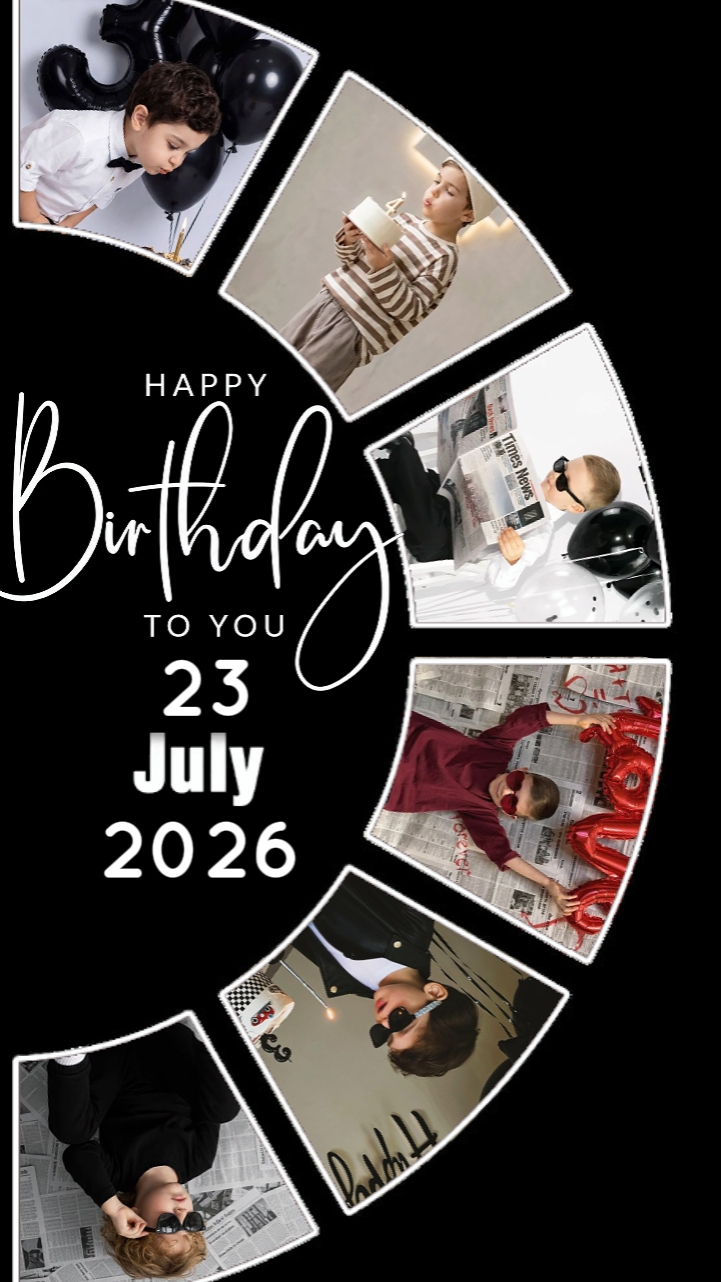 Anniversaire fils 23 juillet