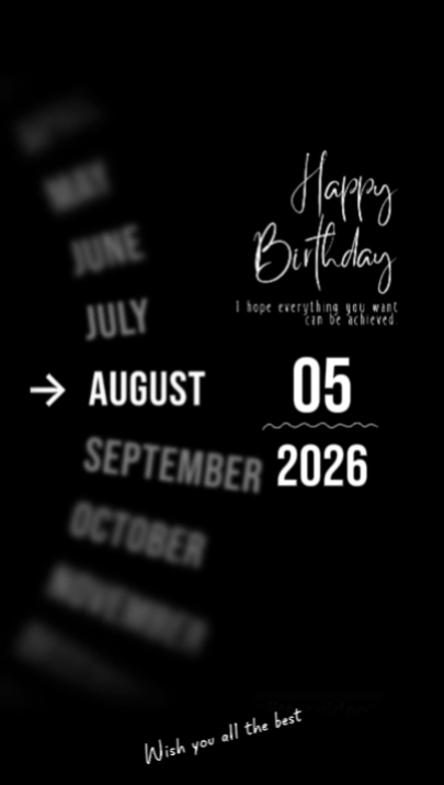 BDAY SON 5 AUGUST 