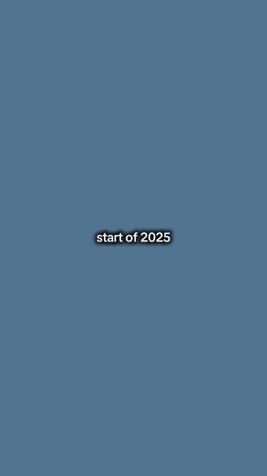 start of 2025 end of
