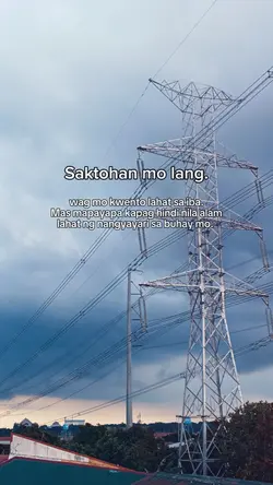 Saktohan mo lang.