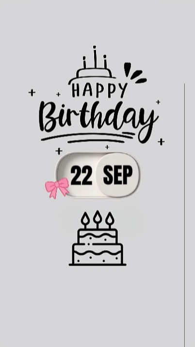 HBD 22 SEPT 2026