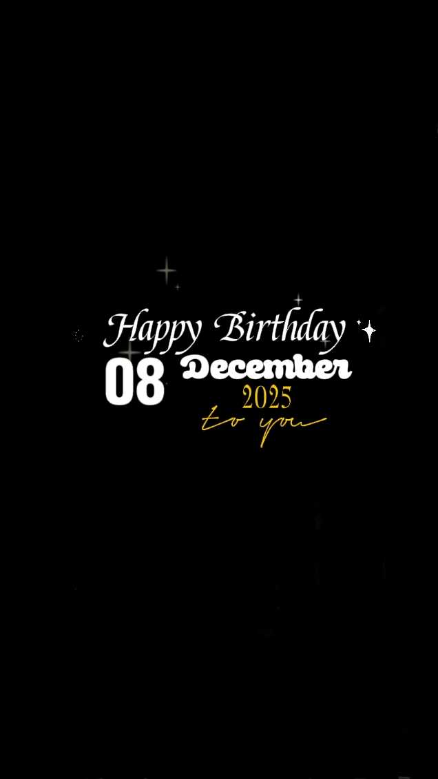 HBD 08 décembre