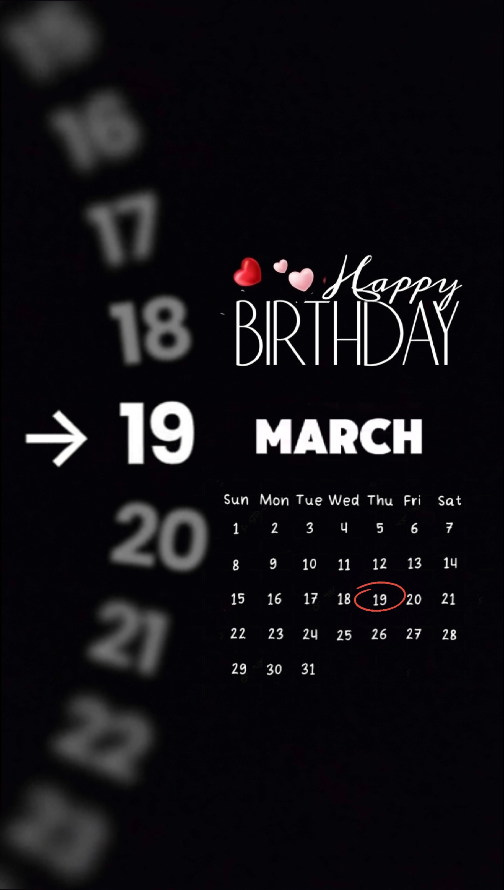 Ulang tahun 19 Maret