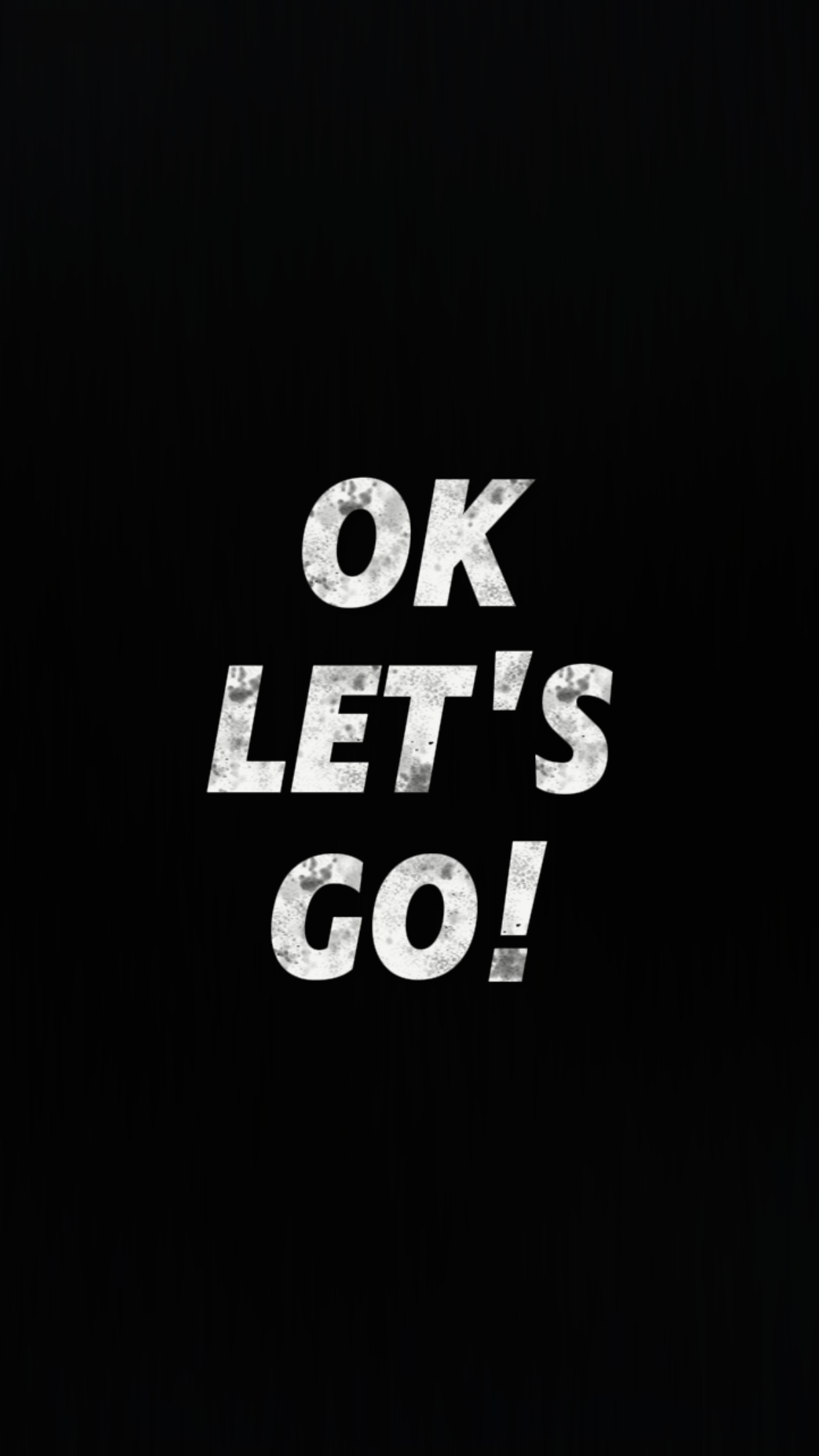 OK LET'S GO  !!