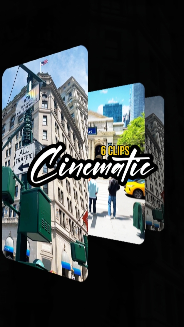 6 Cinematic Clips
