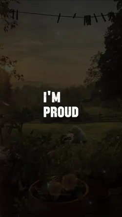 I'm proud of YOU