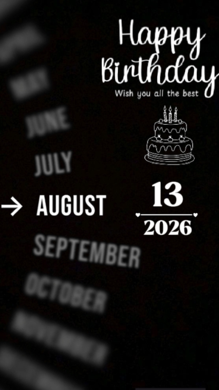 ULANG TAHUN 13 AGUSTUS 