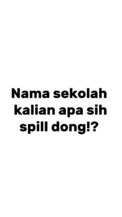 spill nama sekolah