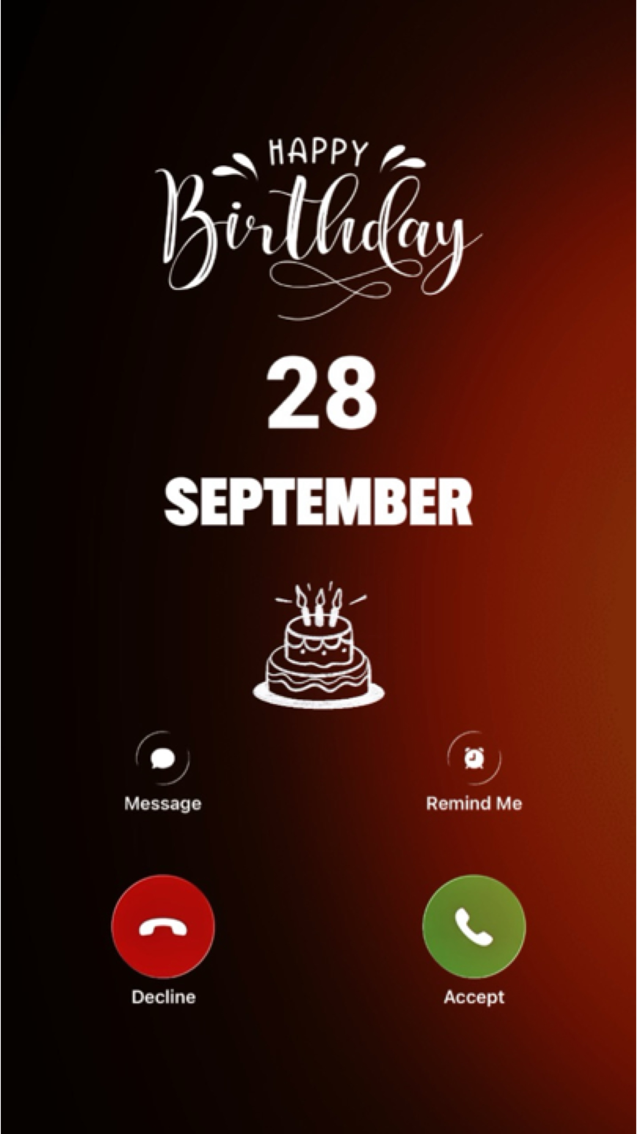 BIRTHDAY 28SEPTEMBER