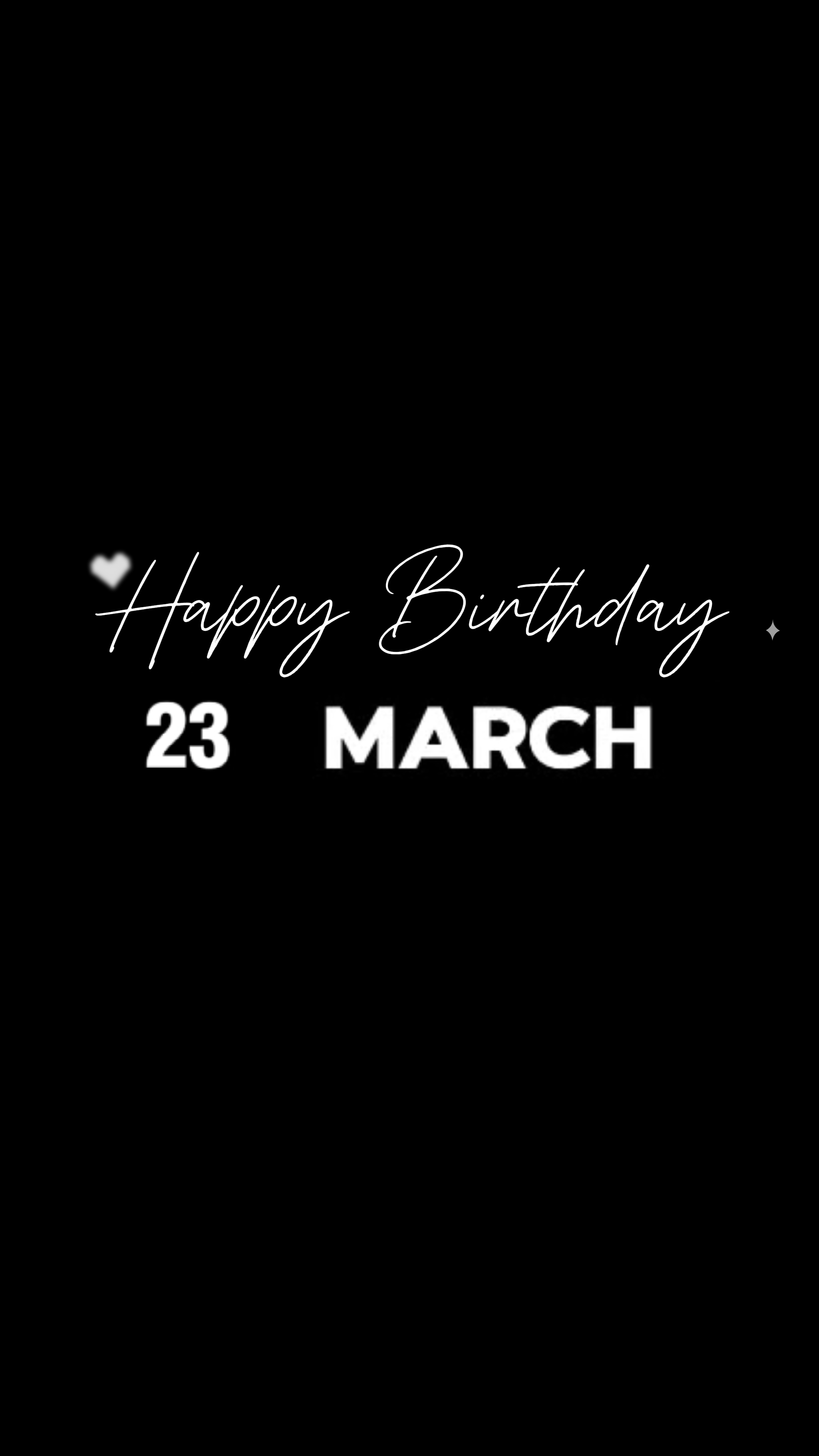 ANNIVERSAIRE LE 23 MARS 