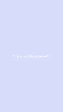 Falling in lov