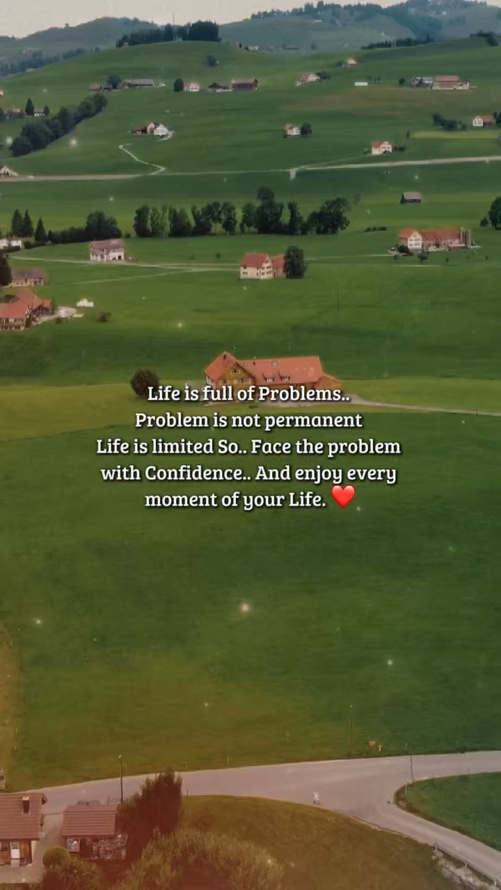 A vida é cheia de problemas
