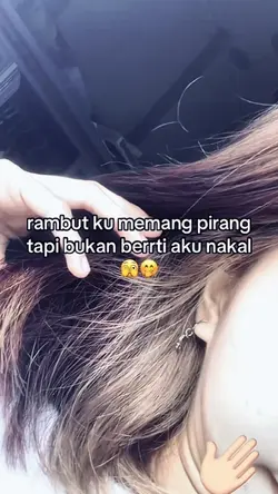 rambutku memang 