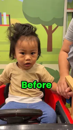 Before/after haircut