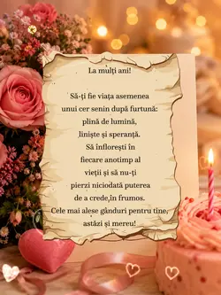 La mulți ani!