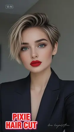 Pixie hair cut 