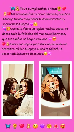 Cumpleaños prima