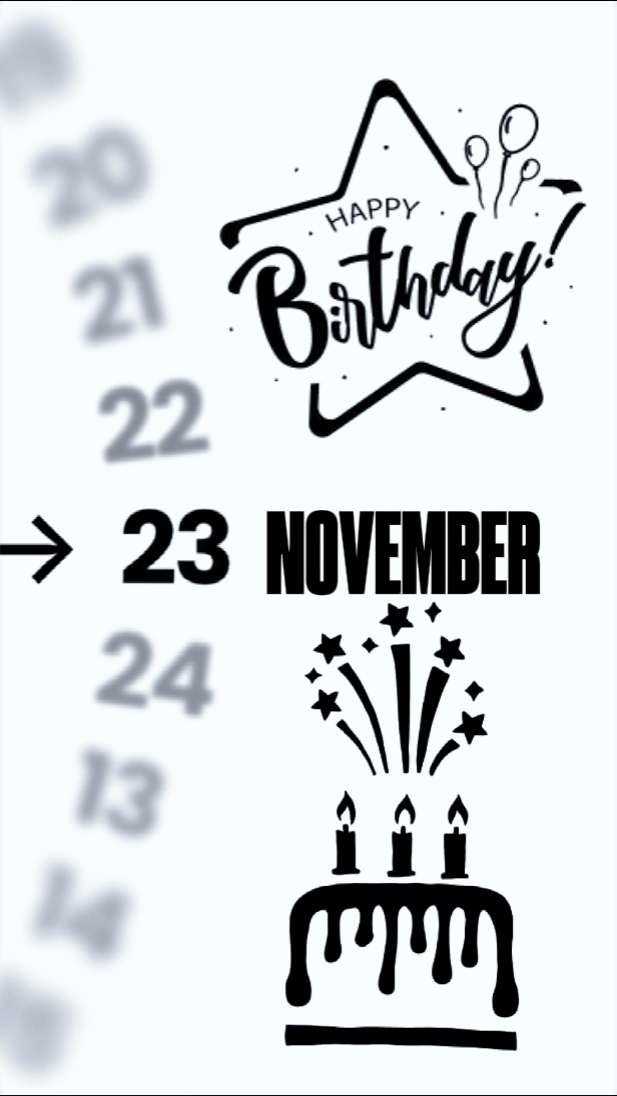 Birthday 23 November