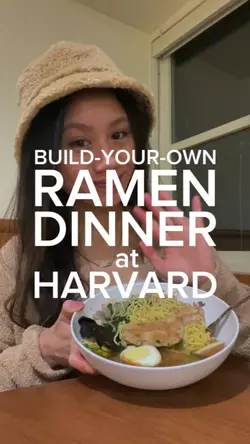 Build Your Own Ramen Dinner at Harvard