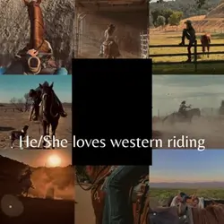 Loves Western riding