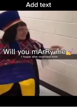 Will u marry me