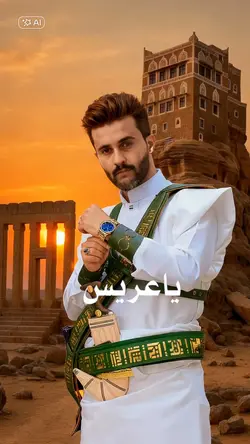 لبس عريس يمني بذكاء 