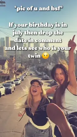 July bday twin