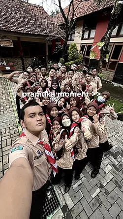 Pramuka moment