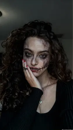 Closeup horror