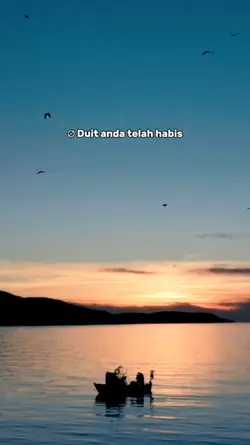 duit anda telah hbis
